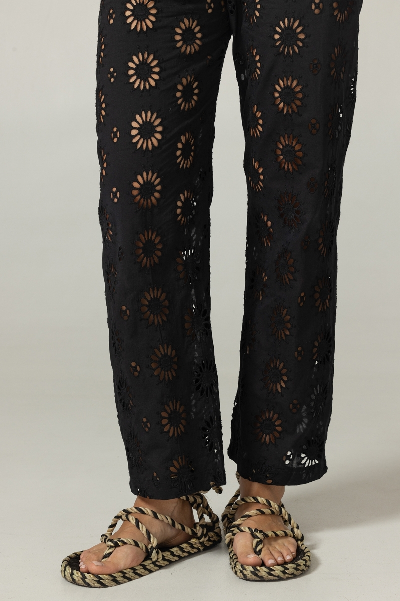 Pantaloni Sorbet - Ricamo Inglese - 100% Cotone - Miss June Paris - 10