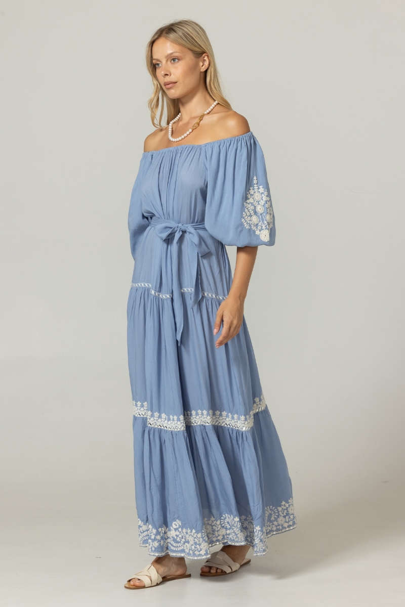 Vestido Largo Zaya  - 100% Modal - Miss June Paris - 3