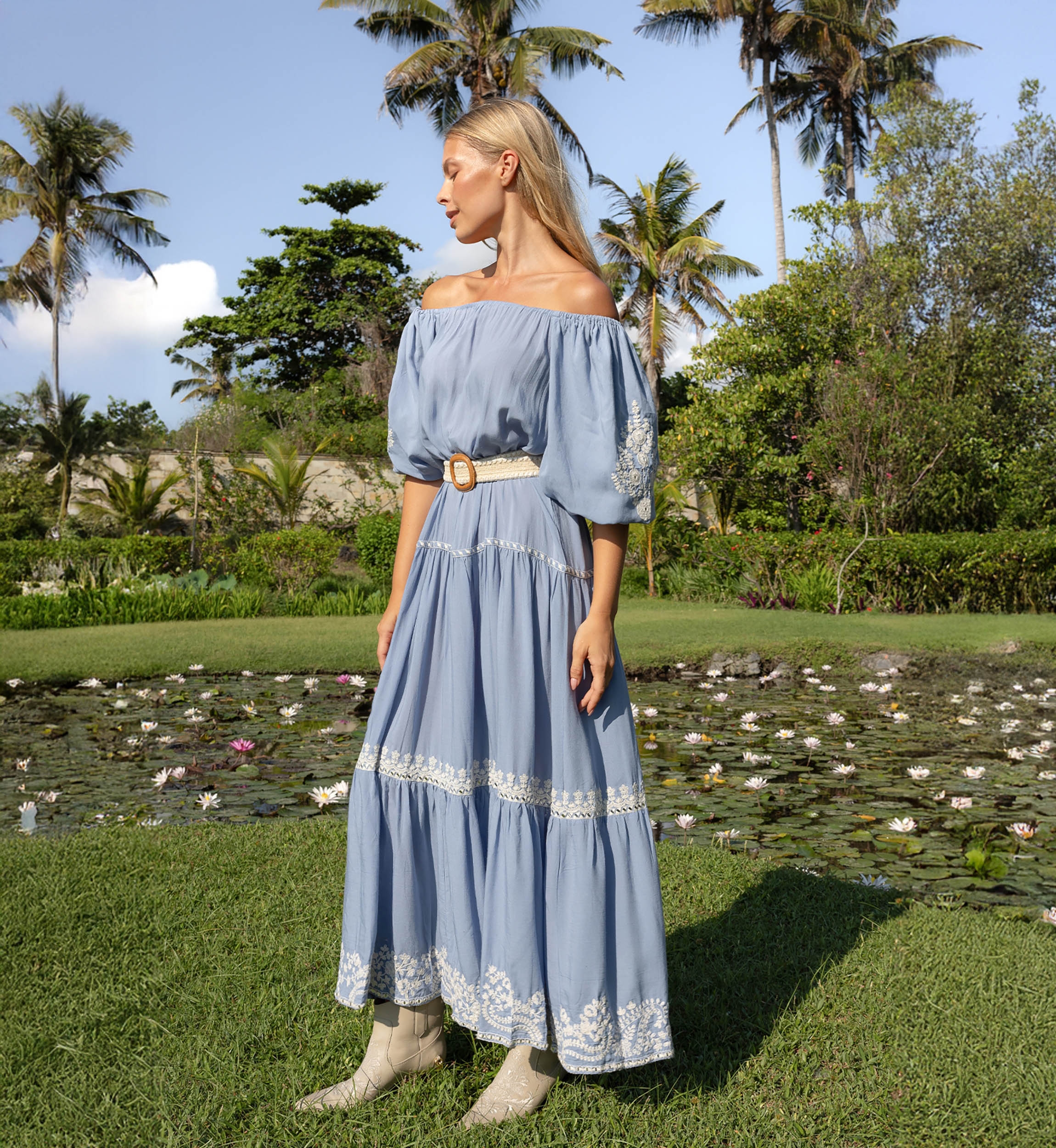 Vestido Largo Zaya  - 100% Modal - Miss June Paris - 1