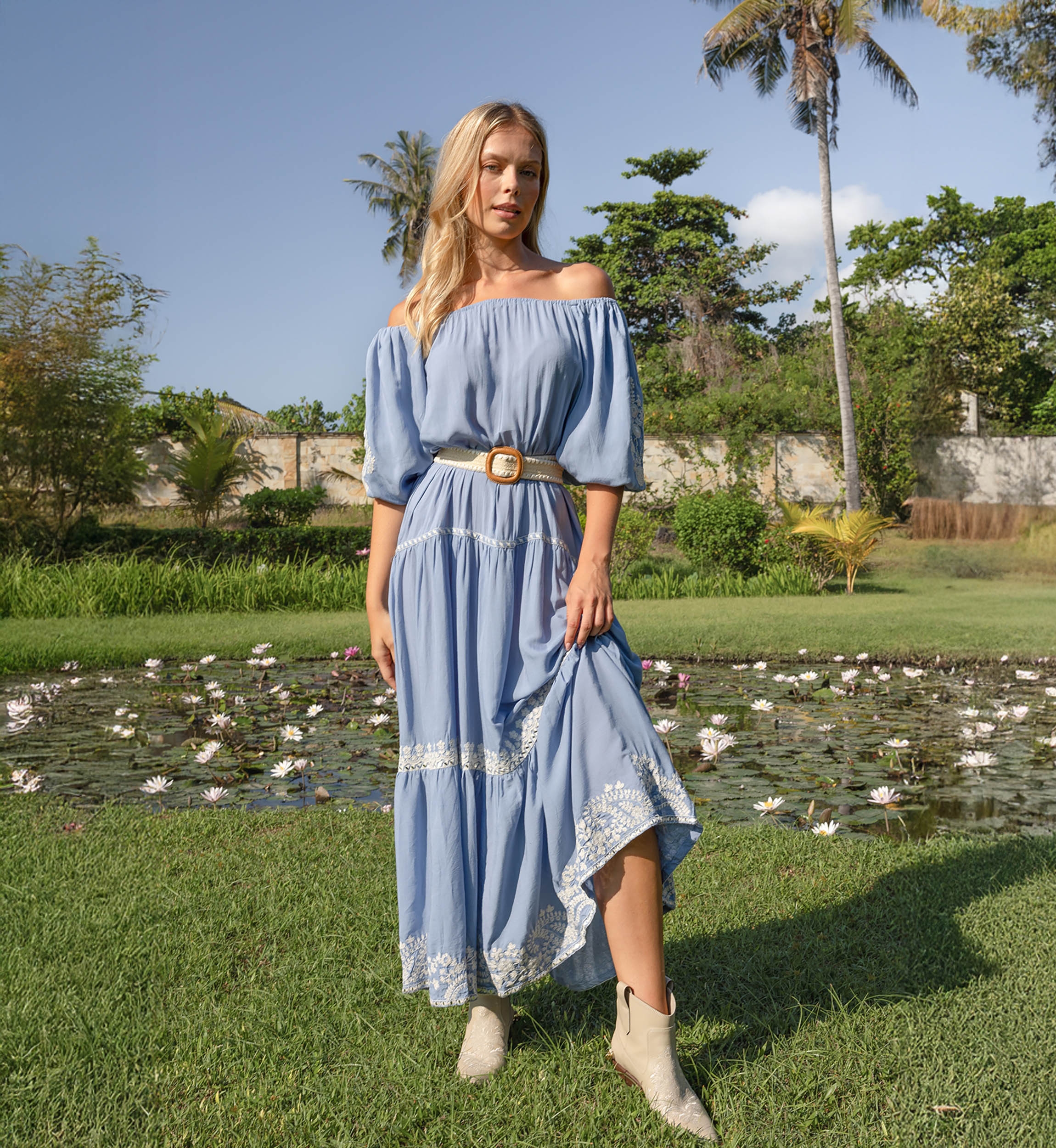 Robe Longue Zaya - 100% modal - Miss June Paris - 2