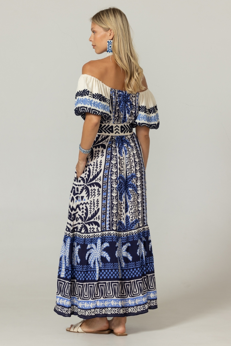 Vestido Longo Mya - 100% Rayon - Miss June Paris - 4