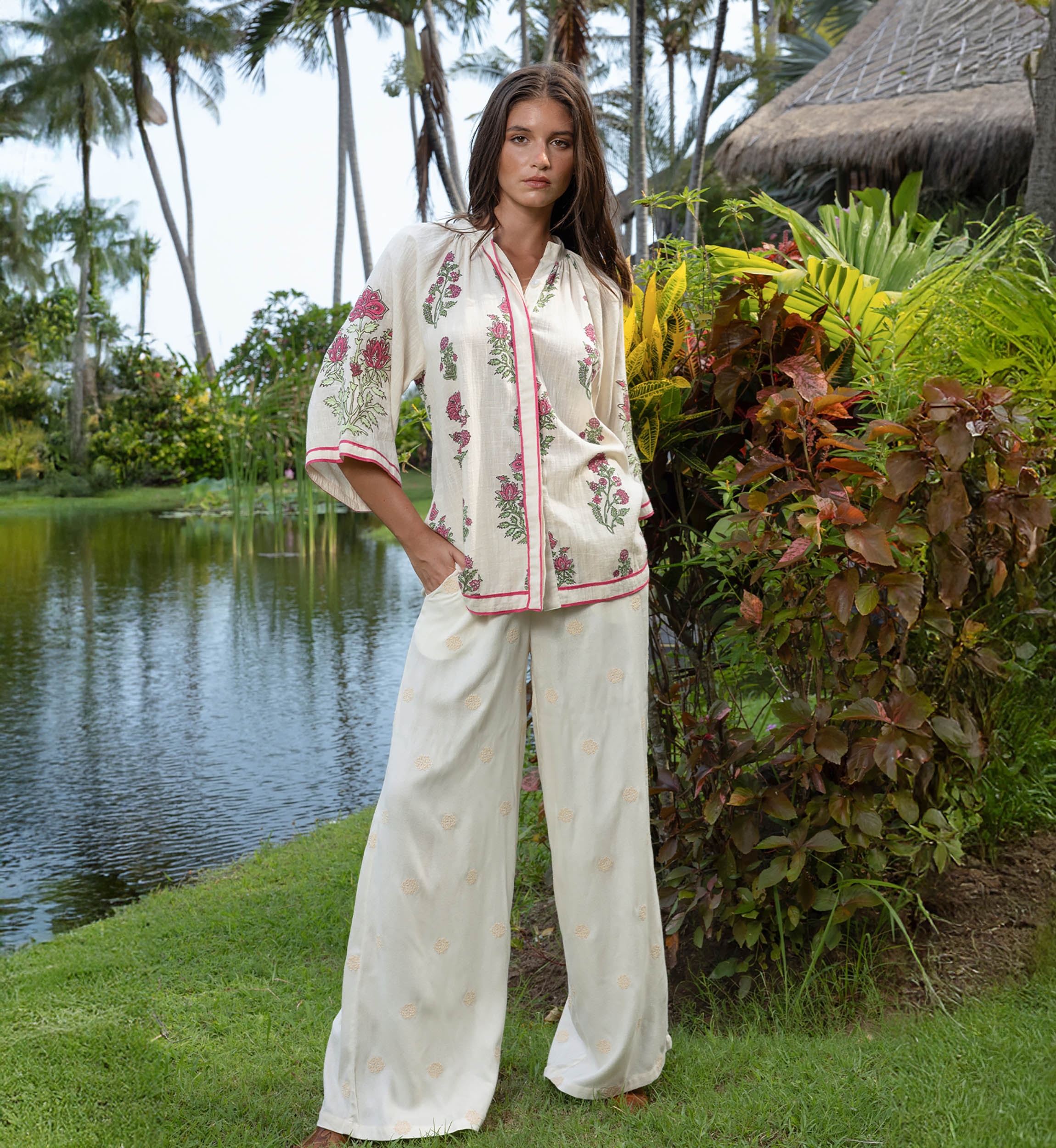 Grace-Bluse - 100% Baumwolle - Miss June Paris - 2