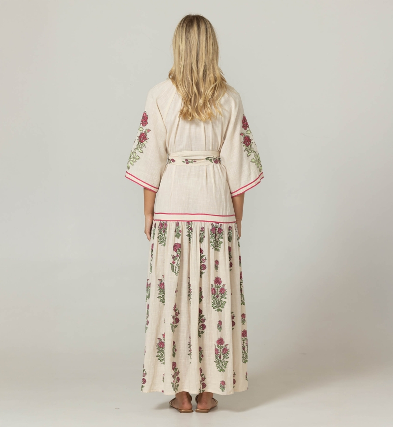 Abito Lungo Gilda - 100% Cotone - Miss June Paris - 4