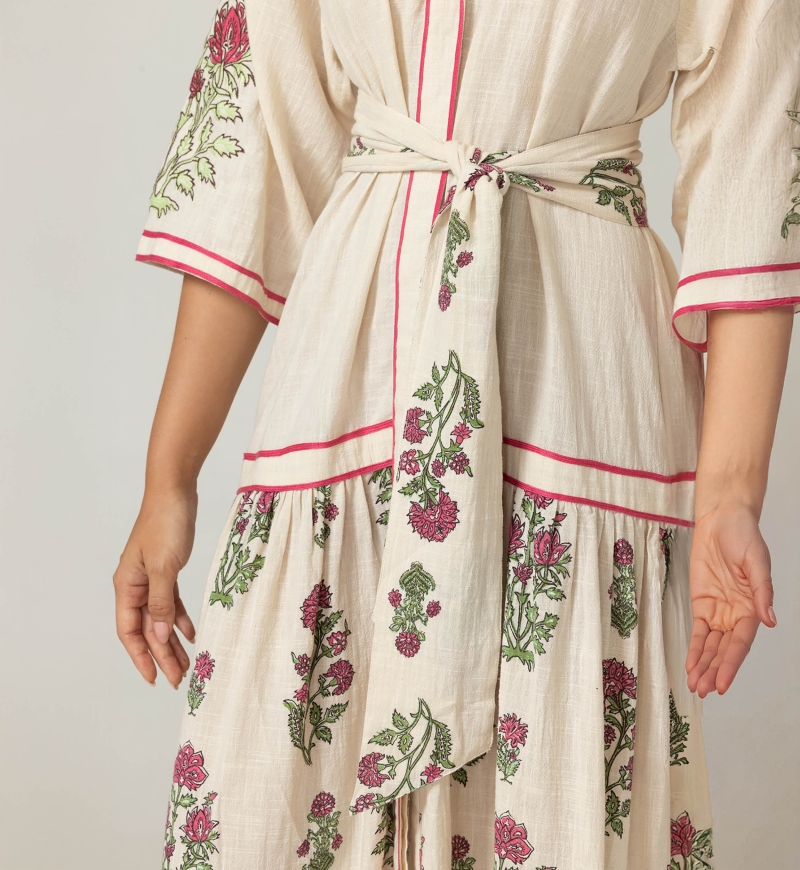 Abito Lungo Gilda - 100% Cotone - Miss June Paris - 5