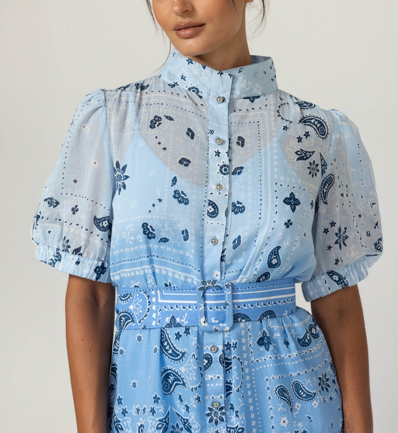 Robe Longue Selena - 100 voile de coton - Miss June Paris - 5