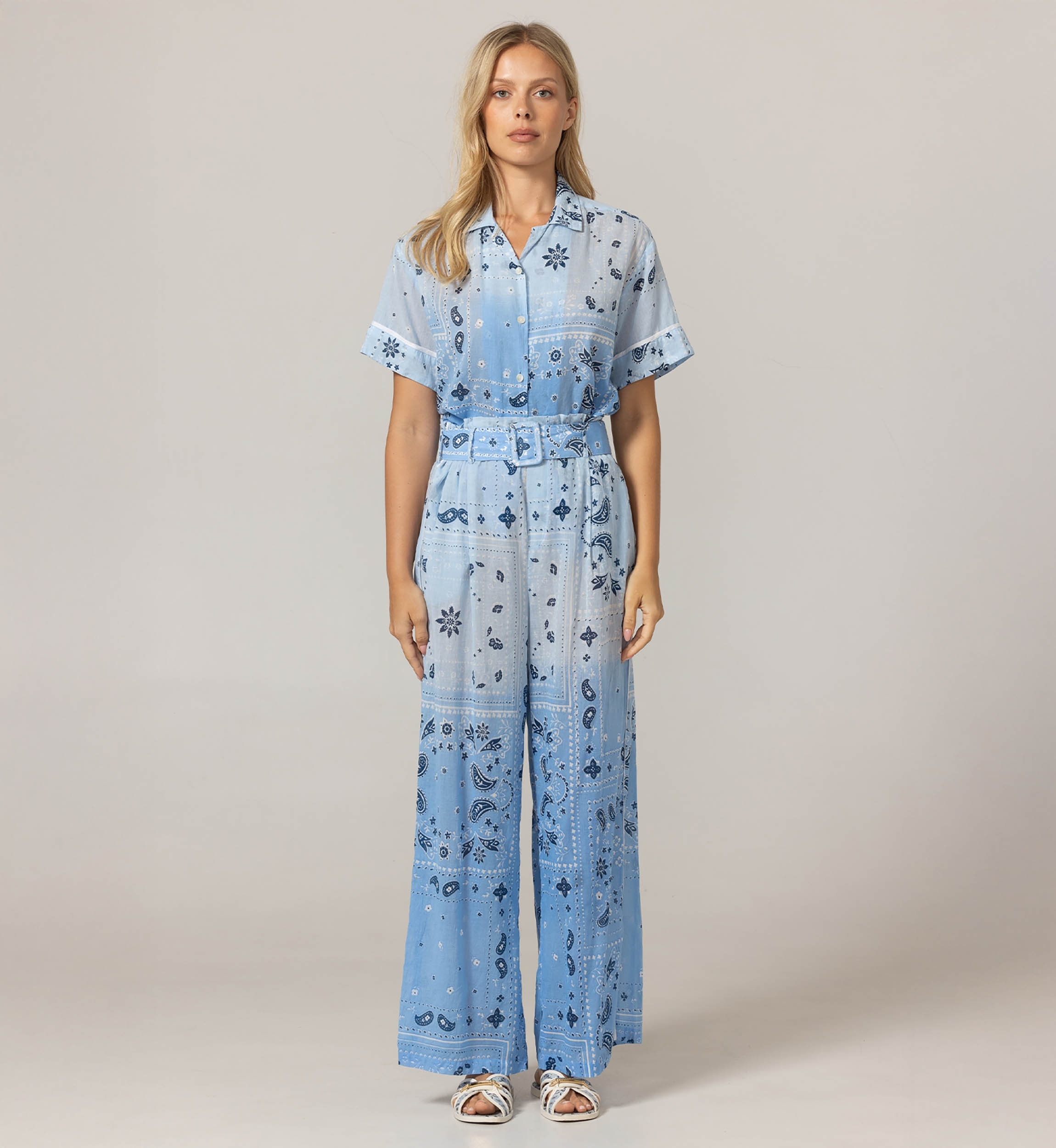 Ulla Hose - 100% Baumwollvoile mit Spitze - Miss June Paris - 3