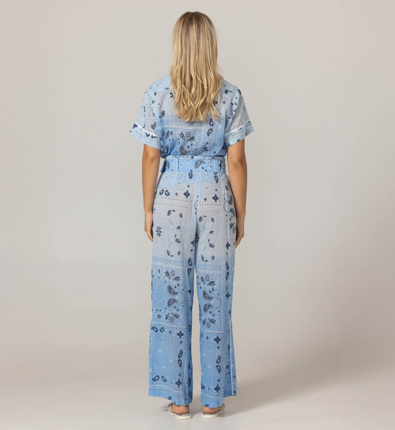 Ulla Hose - 100% Baumwollvoile mit Spitze - Miss June Paris - 4