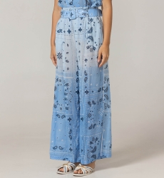 Pantalones Ulla - 100% Velo de Algodón con Encaje - Miss June Paris - 5