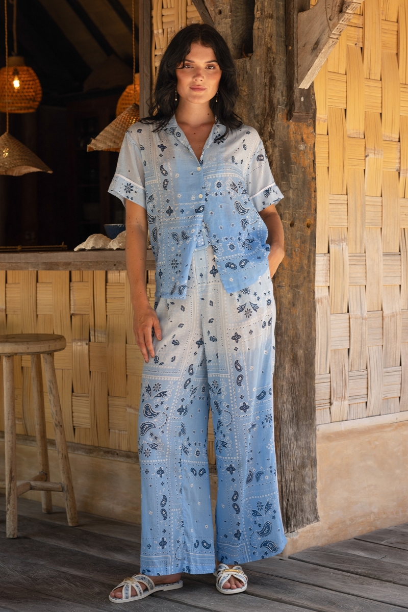 Maglia India - 100% Velo di Cotone con Pizzo - Miss June Paris - 1