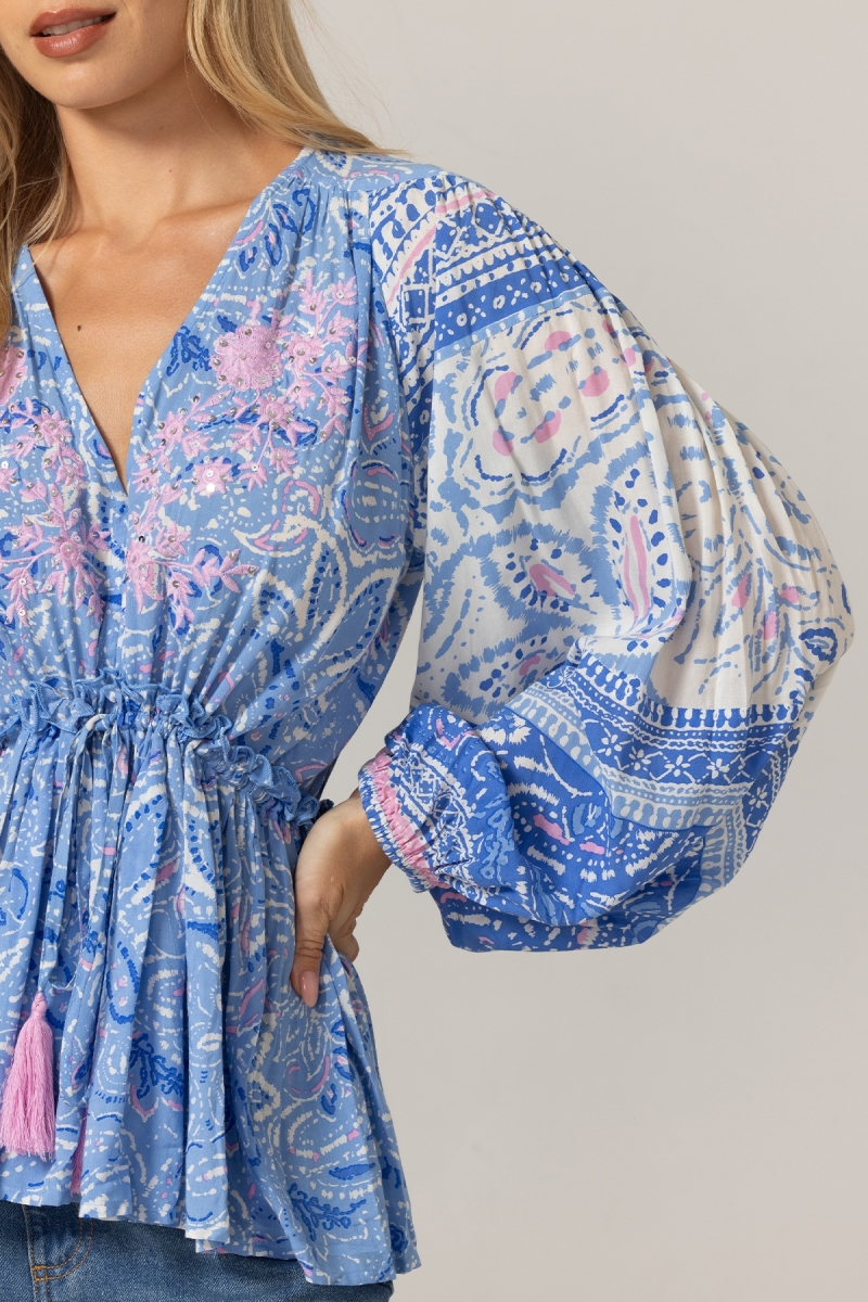 Isae-Bluse - 100% Modal - Miss June Paris - 5