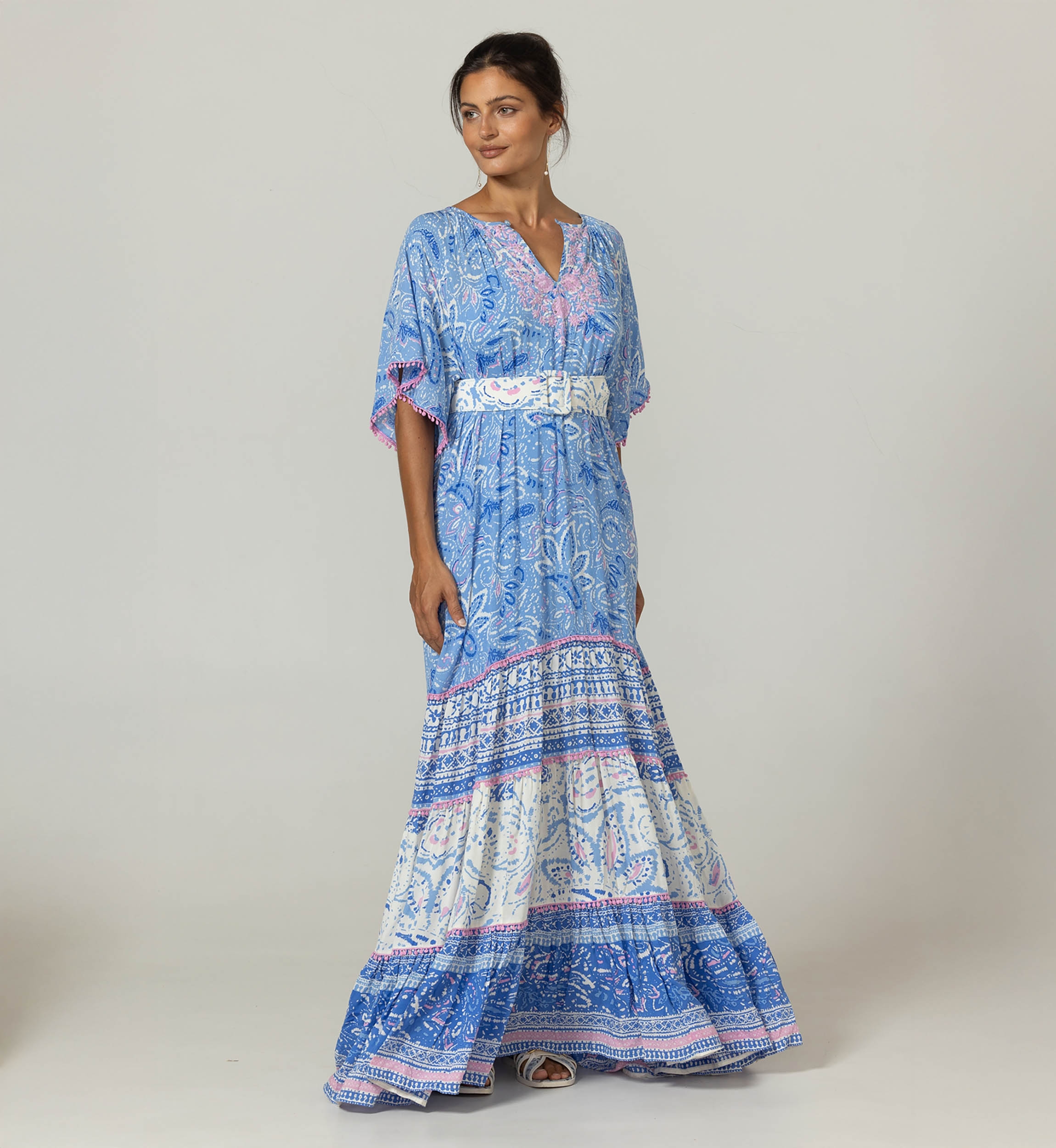 Vestido Largo Kaira -100% modal - Miss June Paris - 3