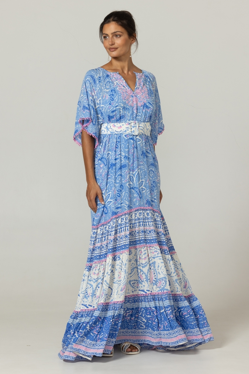 Kaira Langes Kleid - 100% modal - Miss June Paris - 3