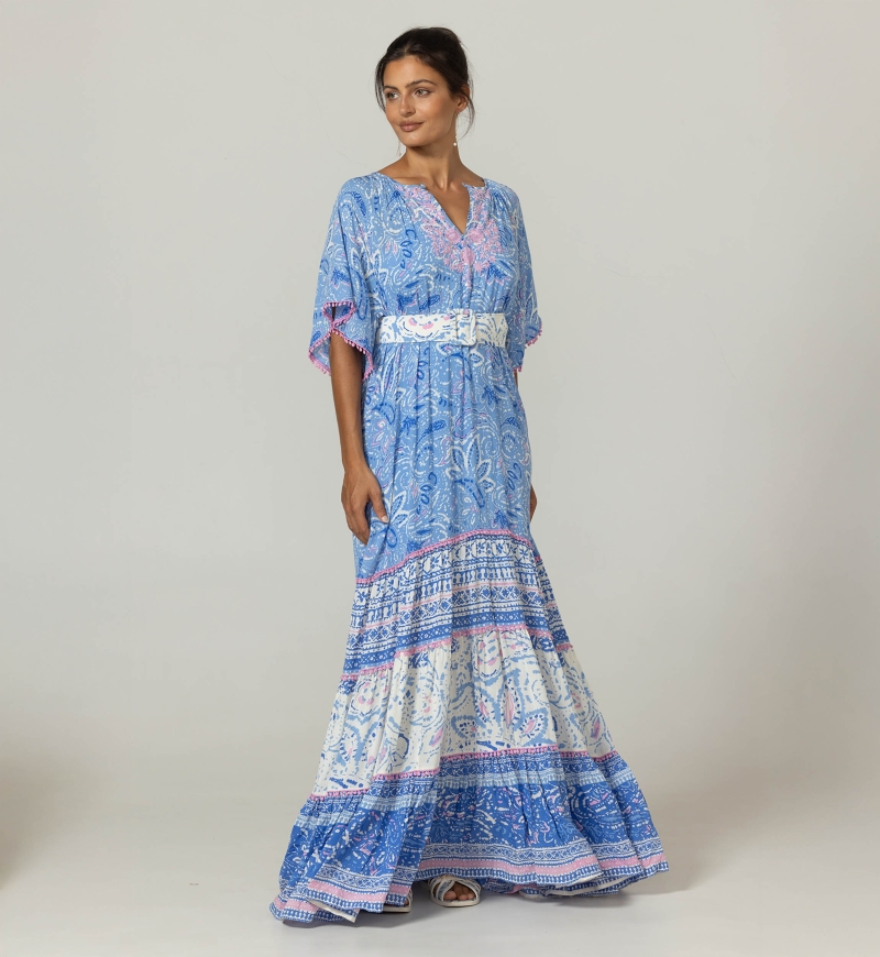 Vestido Largo Kaira -100% modal - Miss June Paris - 3