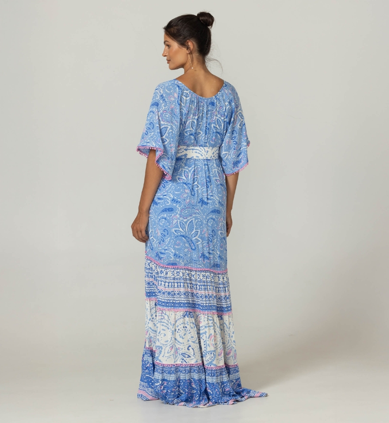 Abito Lungo Kaira - 100% modal - Miss June Paris - 4