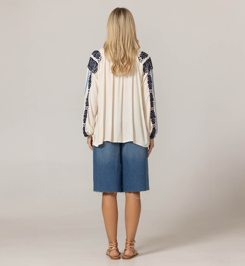 Blusa Flore - 100% Crepe Rayon - Miss June Paris - 4