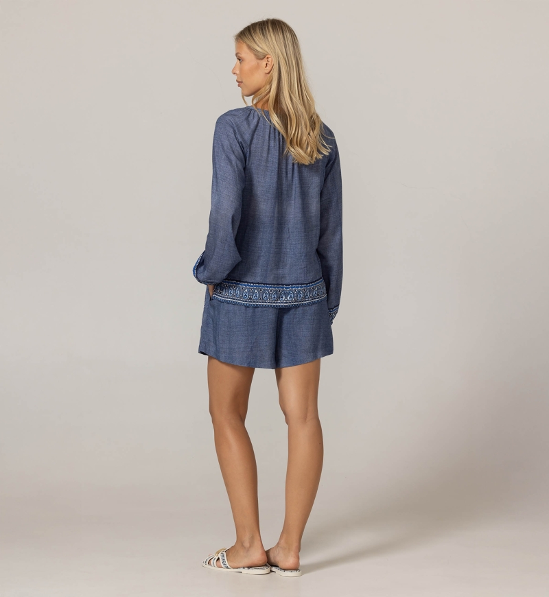 Pantaloncini Kanta - 100% Viscosa - Miss June Paris - 4