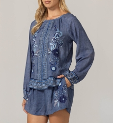 Lulla-Bluse - 100% Viskose - Miss June Paris - 5