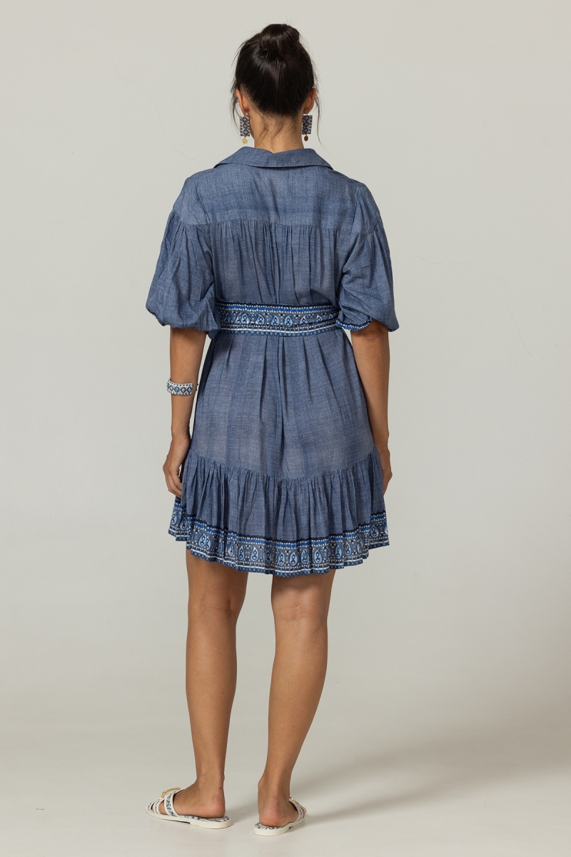 Vestido Curto Olbia - 100% Viscose - Miss June Paris - 4
