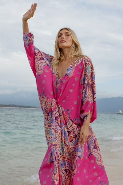 Billie Long Kaftan - 100% Modal - Miss June Paris - 2