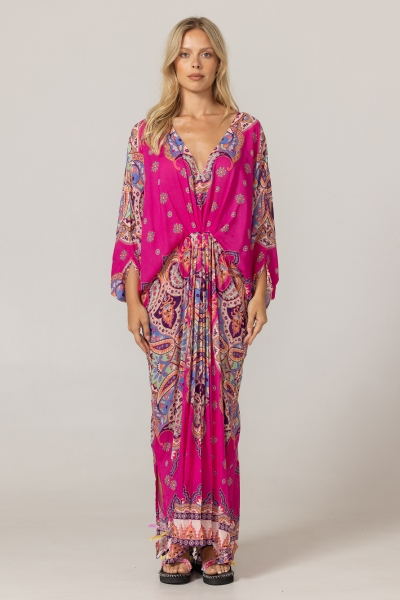 Billie Long Kaftan - 100% Modal - Miss June Paris - 3