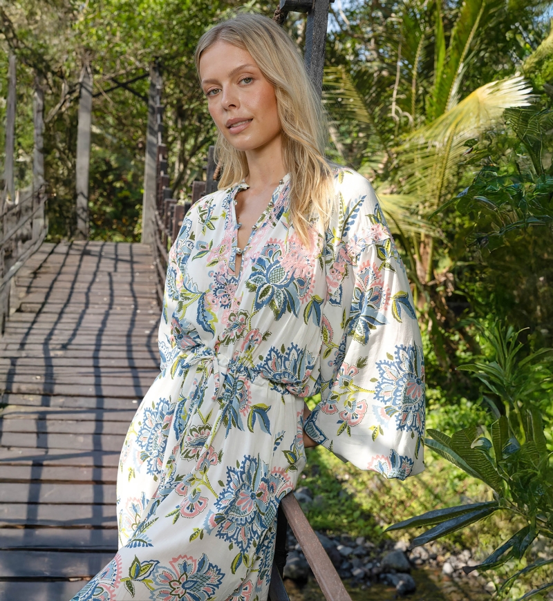 Raphy Long Dress - 100% Modal - Miss June Paris - 2