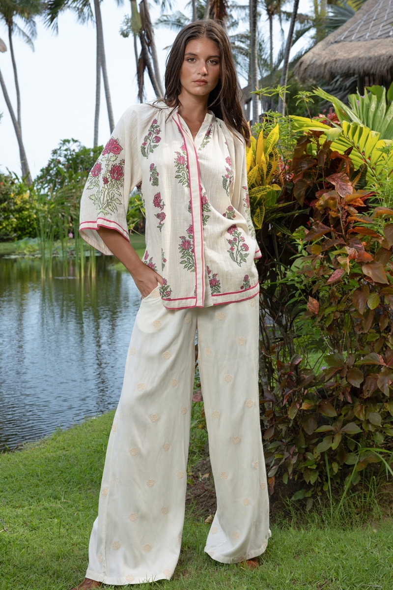 Pantaloni Tara - 100% Viscosa - Miss June Paris - 1