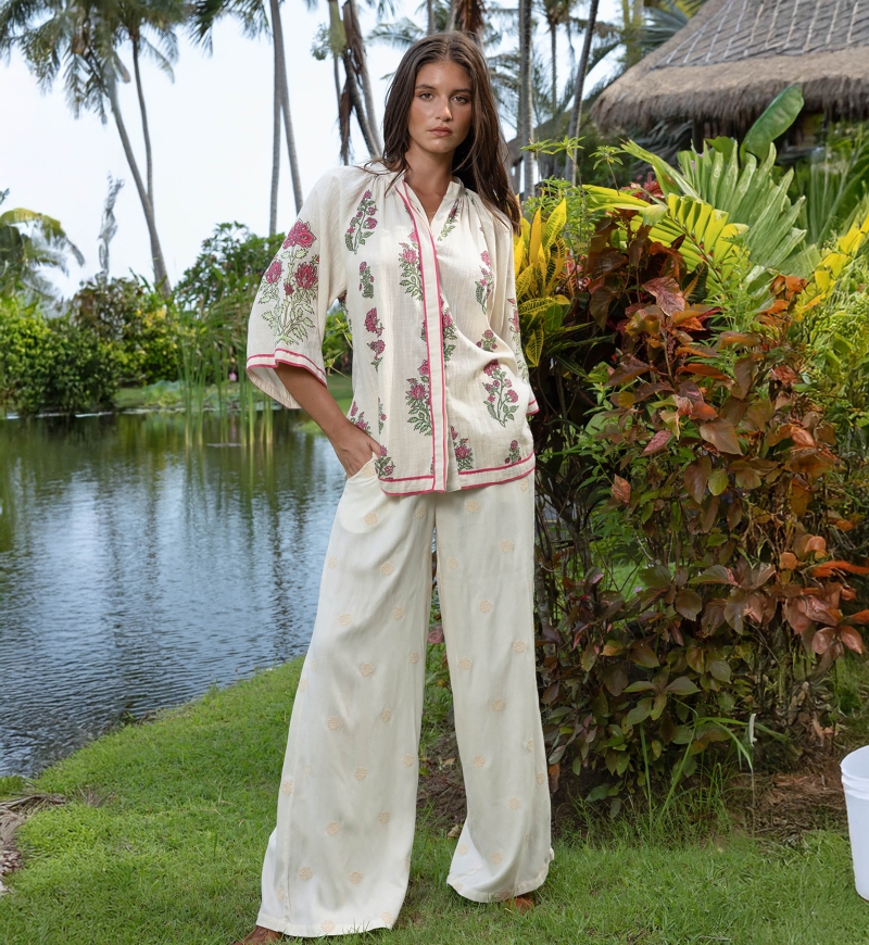 Pantalon Tara - 100% viscose - Miss June Paris - 1