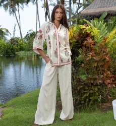 Pantaloni Tara - 100% Viscosa - Miss June Paris - 1