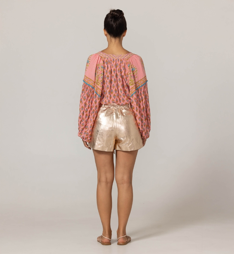 Blusa Karis - Padrão Floral - 100% Modal - Miss June Paris - 4