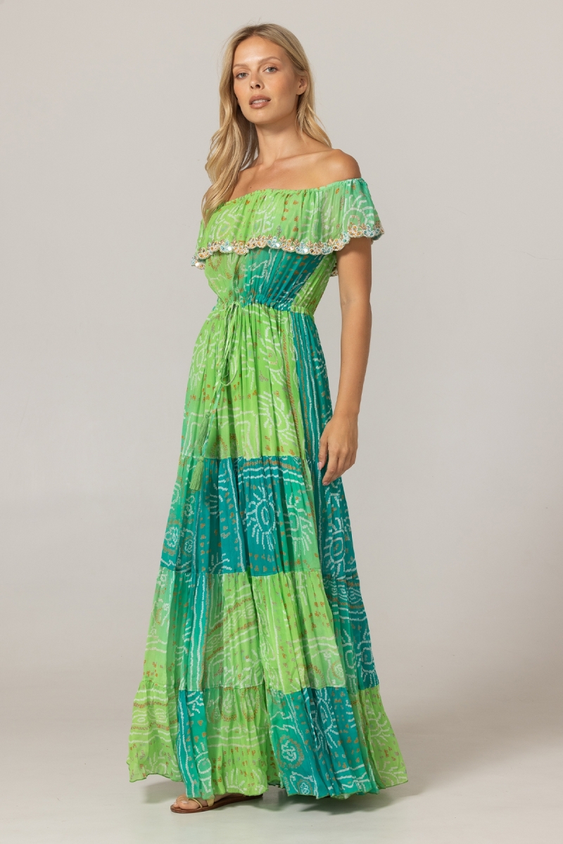 Vestido Longo Talya - 100% Rayon - Miss June Paris - 8