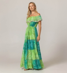 Vestido Largo Talya - 100% Rayón - Miss June Paris - 8