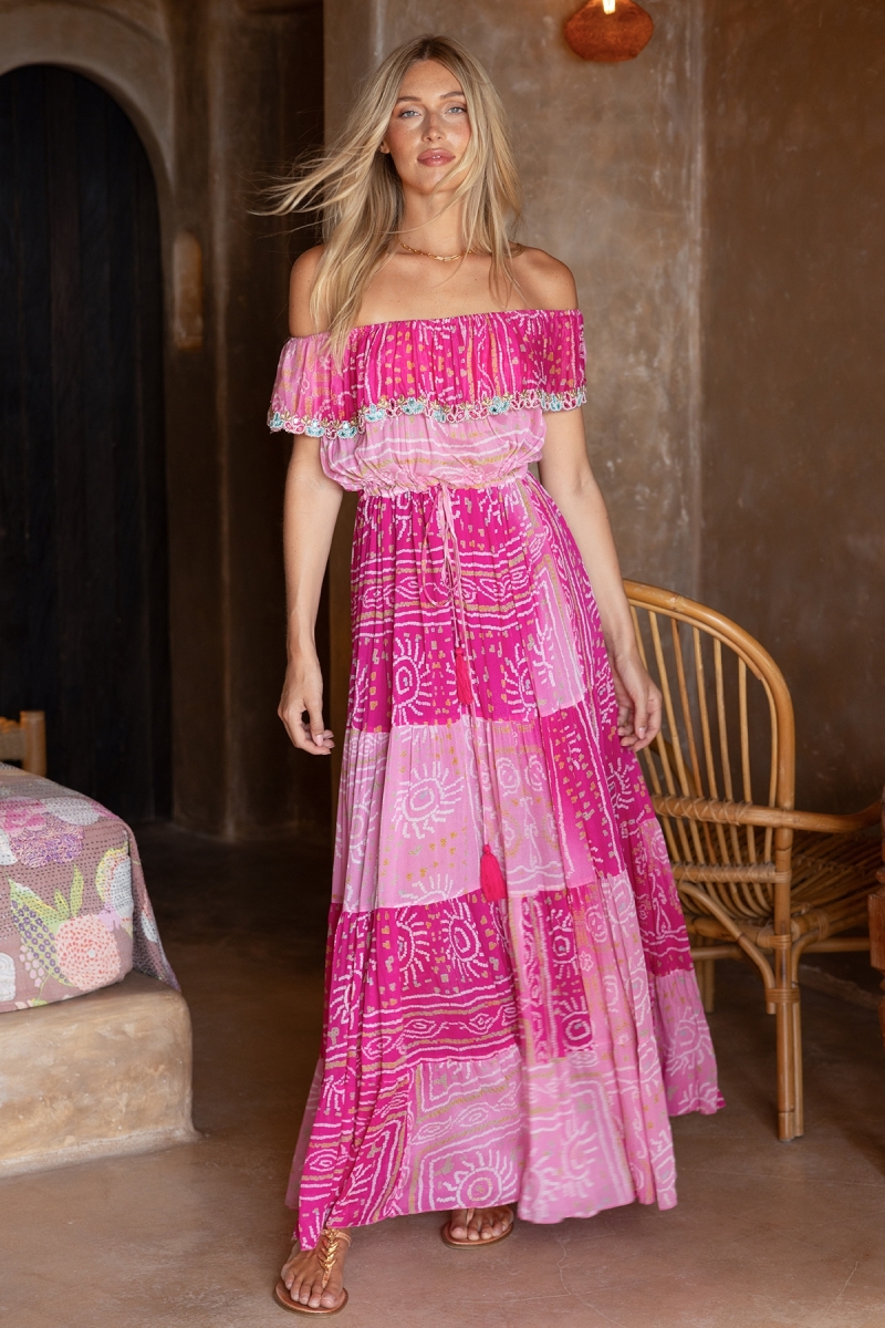 Abito Lungo Talya - 100% Rayon - Miss June Paris - 1