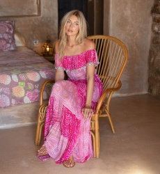 Robe Longue Talya - 100 % rayon - Miss June Paris - 2