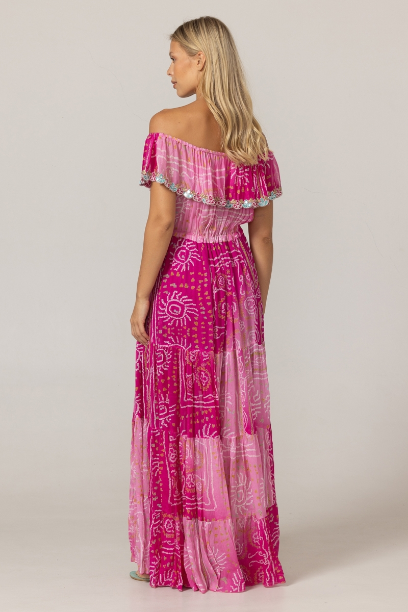 Robe Longue Talya - 100 % rayon - Miss June Paris - 4