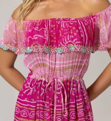 Abito Lungo Talya - 100% Rayon - Miss June Paris - 5