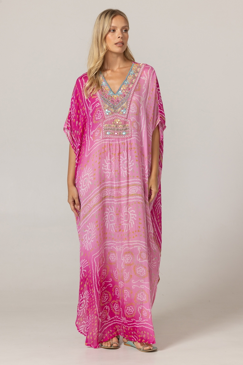Langes Kleid Talya - 100% Rayon - Miss June Paris - 3