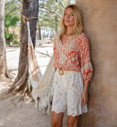 Blusa Maeva - 100% Rayon - Miss June Paris - 2