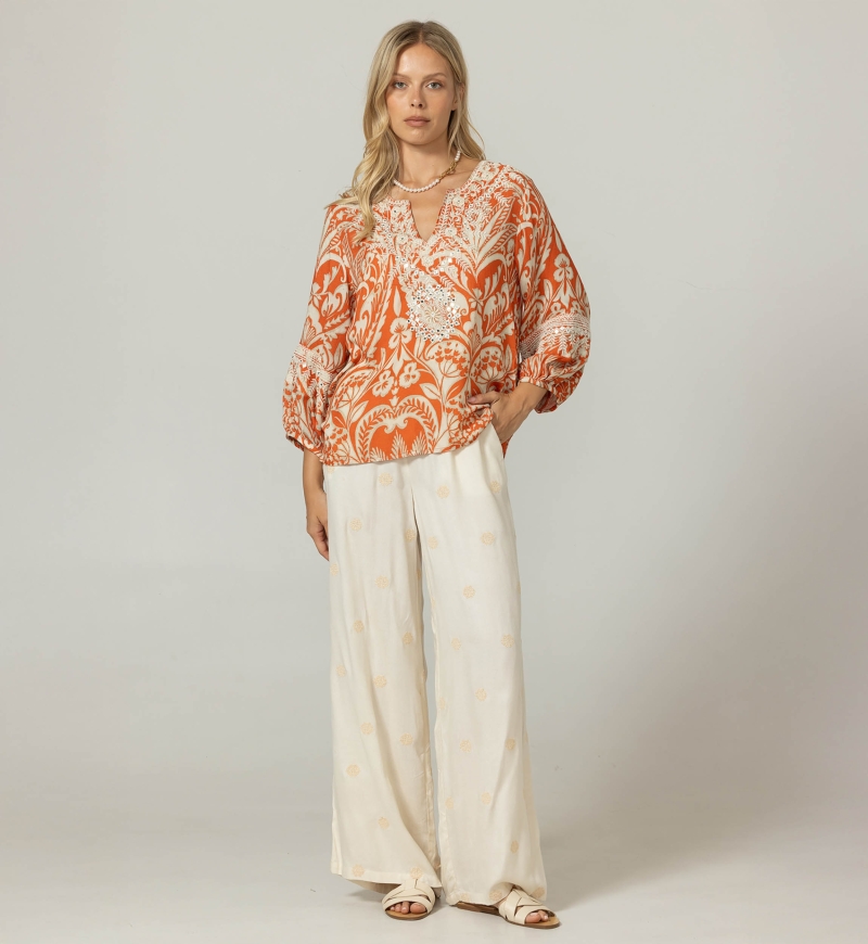 Maeva Blouse -100% Rayon - Miss June Paris - 3