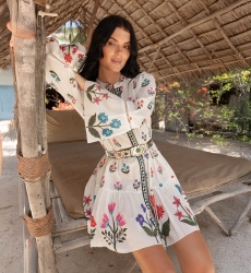 Robe Courte Nell - 100% voile de coton - Miss June Paris - 2