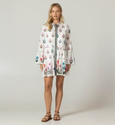 Robe Courte Nell - 100% voile de coton - Miss June Paris - 3