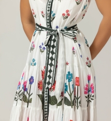 Robe Longue Miri - 100% voile de coton - Miss June Paris - 5