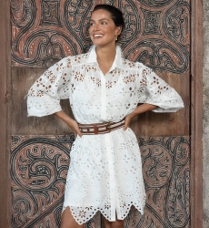 Cintura in pelle marrone Gemma – Miss June Paris – 8