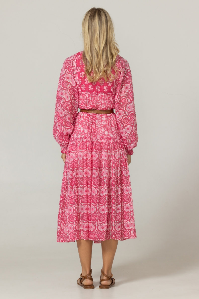 Robe Longue Felicity - 100% voile de coton - Miss June Paris - 4