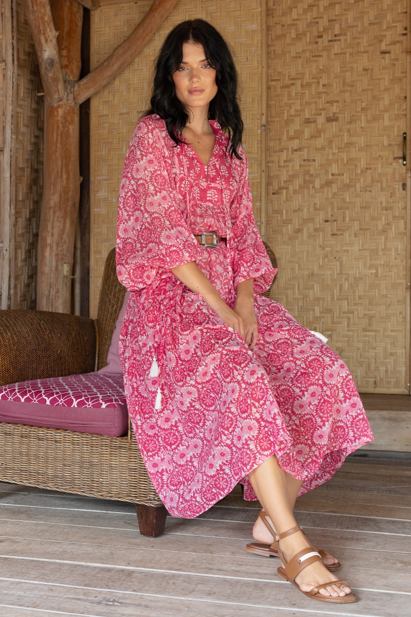 Robe Longue Felicity - 100% voile de coton - Miss June Paris - 1