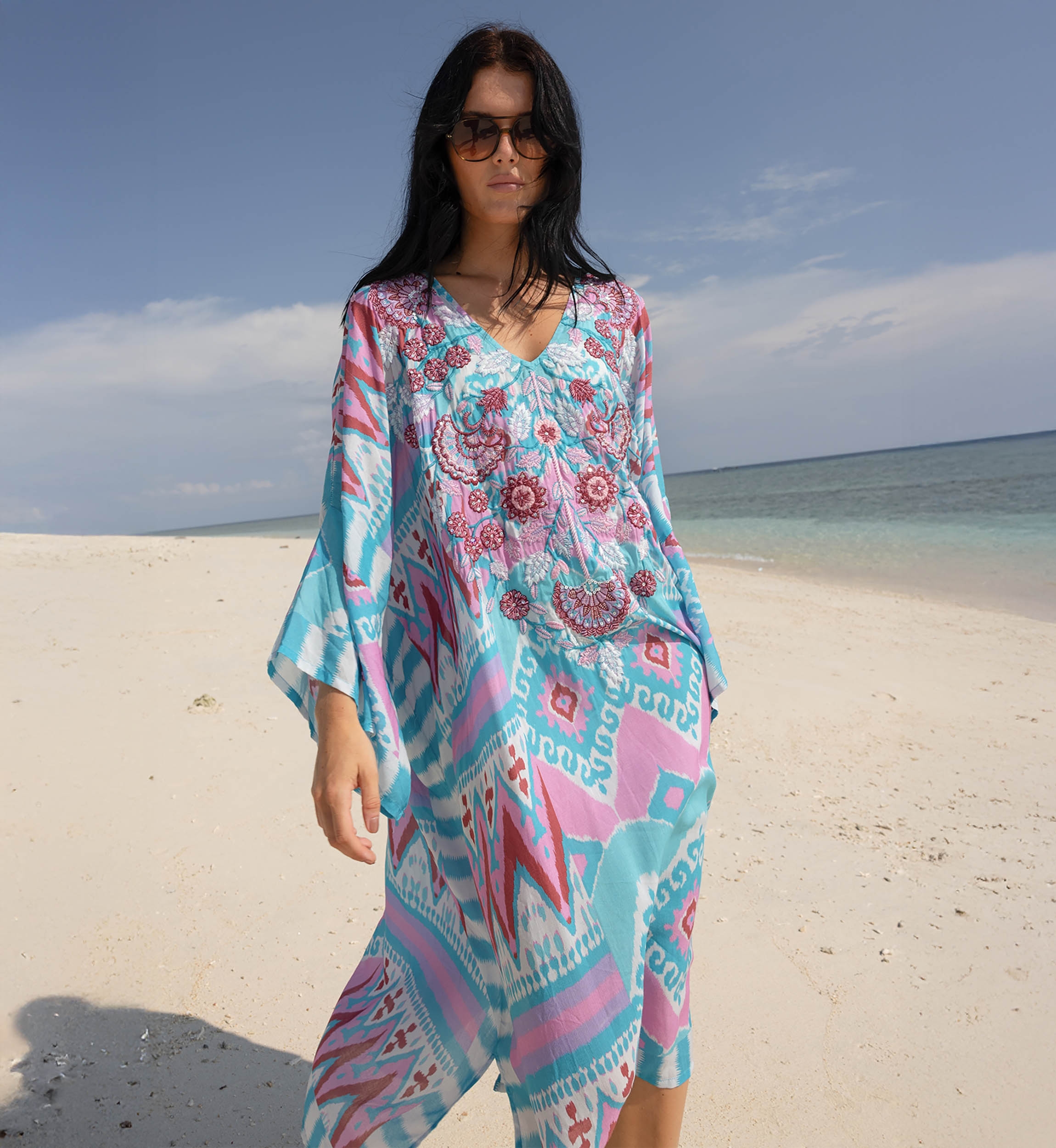 Robe Longue Joya - 100% modal - Miss June Paris - 2