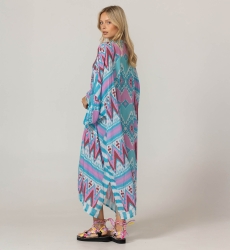 Abito Lungo Joya - 100% Modal con Pizzo - Miss June Paris - 4