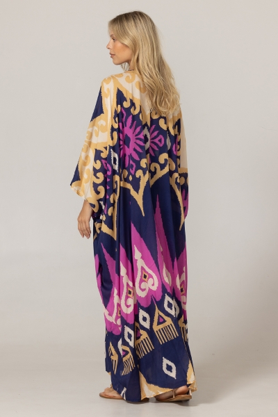 Long Melody Kaftan - 100% Modal - Miss June Paris - 4