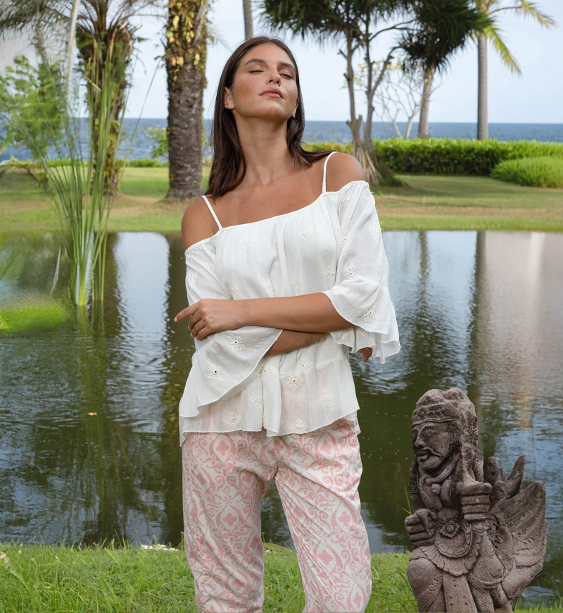 Bluse Formentara - 100% Viskose - Miss June Paris - 1