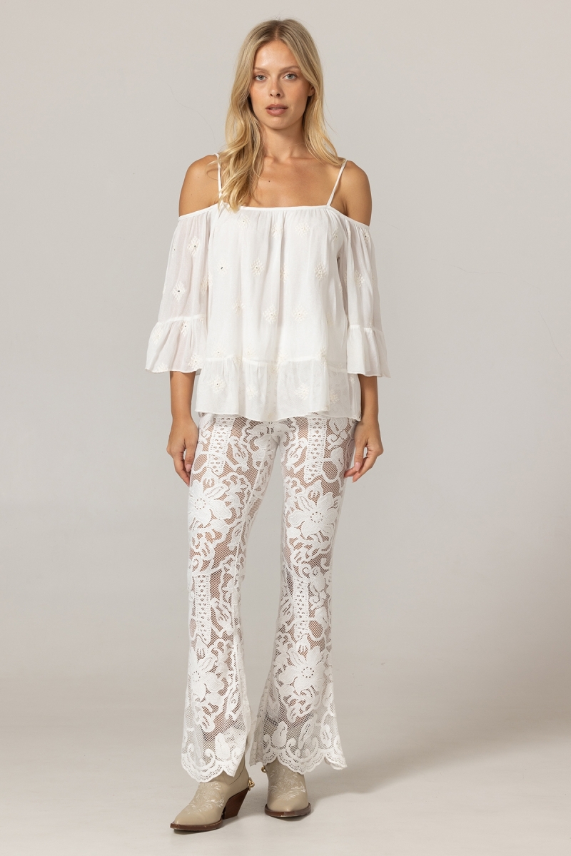 Pantalones Darling - Encaje 100% Viscosa - Miss June Paris - 3