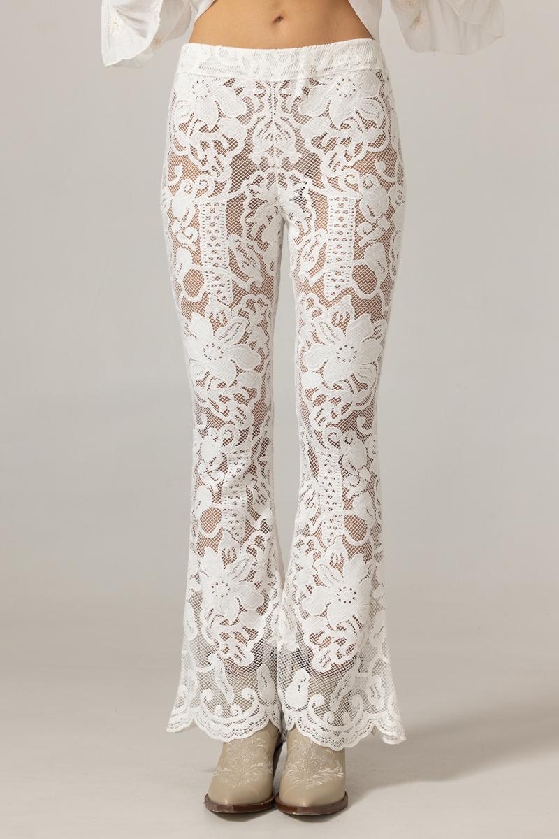 Pantalones Darling - Encaje 100% Viscosa - Miss June Paris - 5